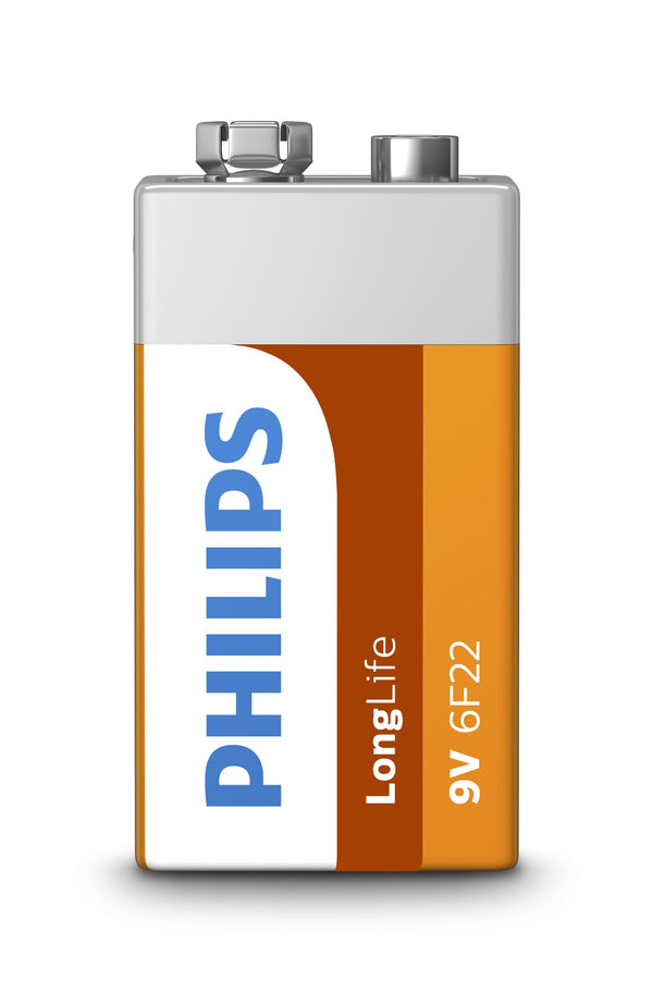 Philips LongLife 9V Standardbatterier