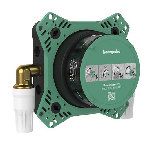 Indbygningsdel iBox Universal 2 med lækagesikring, justerbar montagering, Rp½ - hansgrohe