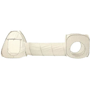 3 Sprouts Telt- og tunnel Sæt, Gingham beige