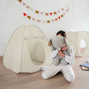 3 Sprouts Telt- og tunnel Sæt, Gingham beige