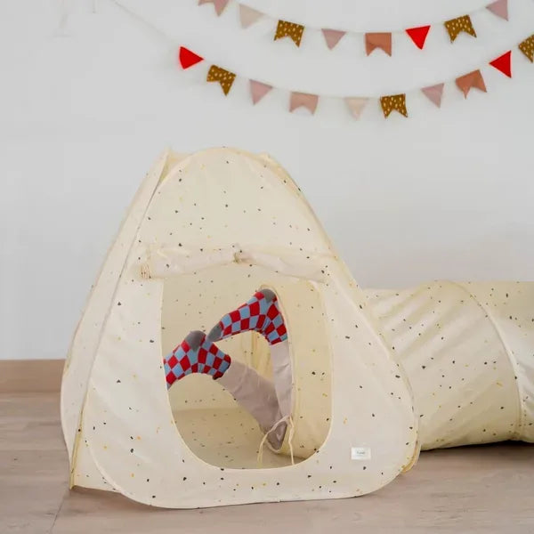 3 Sprouts Telt- og tunnel Sæt, Terrazzo beige