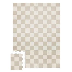 3 prouts Gulvpuslespil, Checkerboard beige