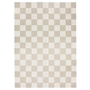 3 prouts Gulvpuslespil, Checkerboard beige
