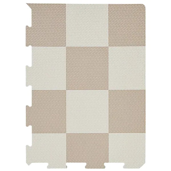 3 prouts Gulvpuslespil, Checkerboard beige