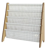 Bogreol Træ – Gingham beige – 3 Sprouts