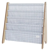 Bogreol Træ – Gingham blå – 3 Sprouts