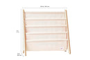 Bogreol dovendyr design til børneværelse 61x62x25 cm – 3 Sprouts