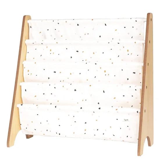 Bogreol Træ – Terrazzo, Creme – 3 Sprouts