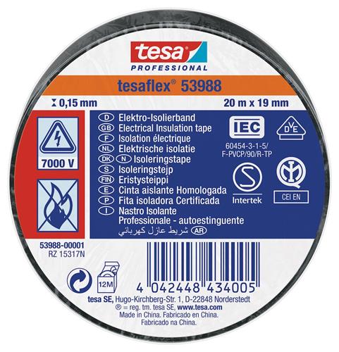 Tesa isoleringstape sort