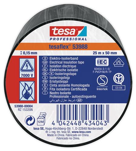 Tesa isoleringstape sort