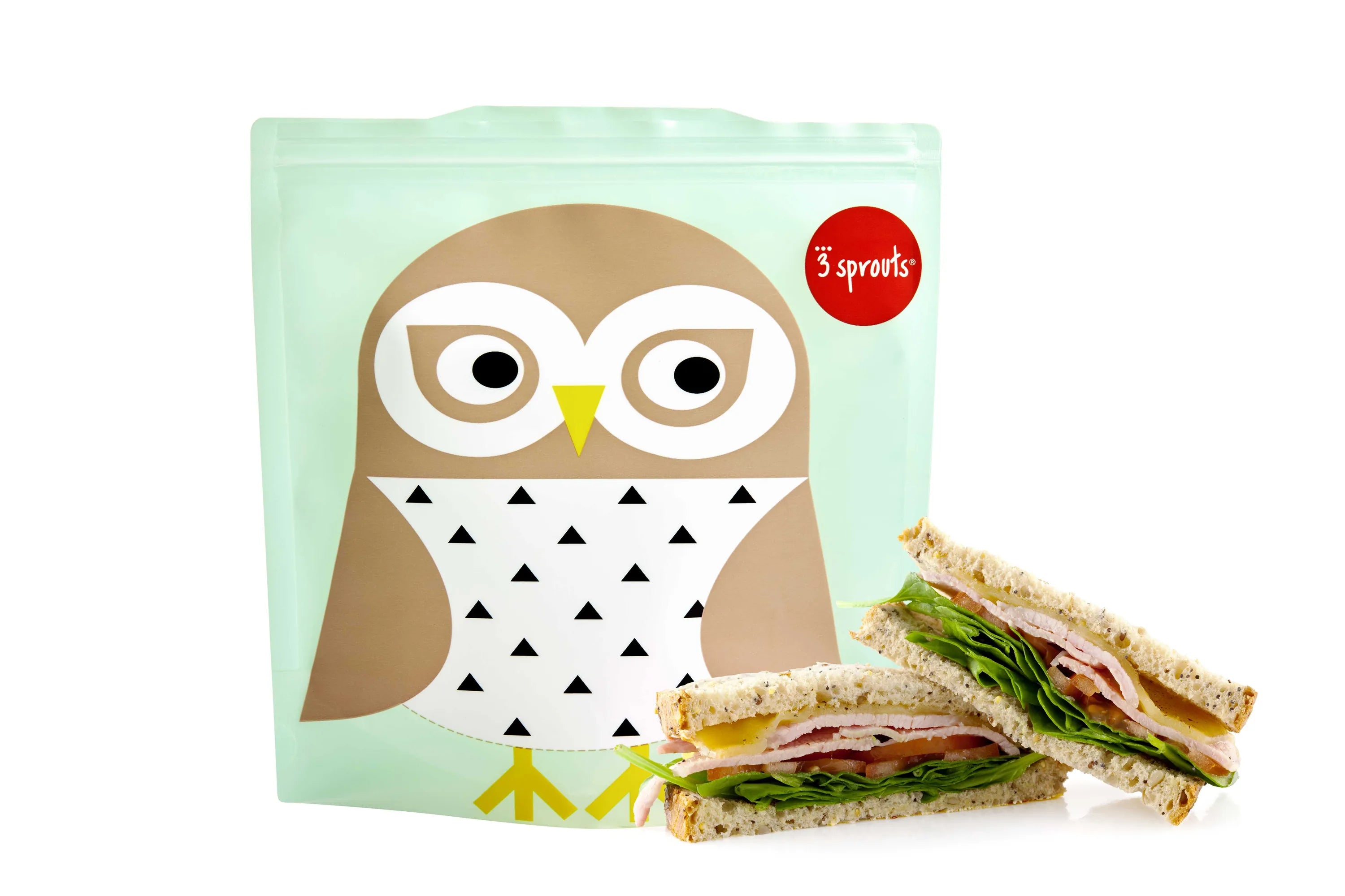 3 Sprouts Sandwichpose (2 stk.), Ugle