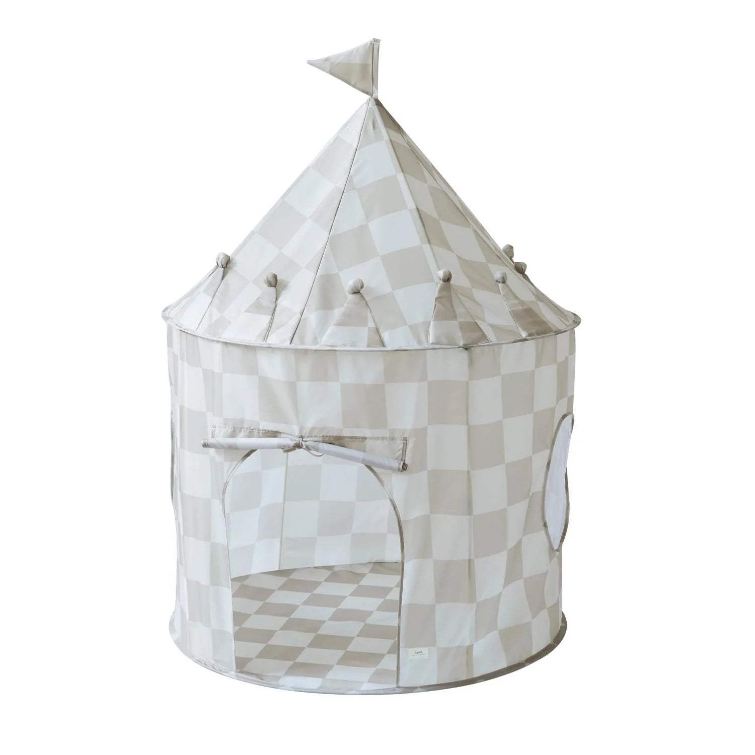 3 prouts Legetelt, Checkerboard beige