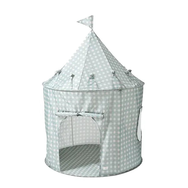 Legetelt – Gingham blå – 3 Sprouts