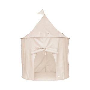 Legetelt med tag og vinduer, Ø100xH135 cm – genbrugt polyester, nem at samle – 3 Sprouts