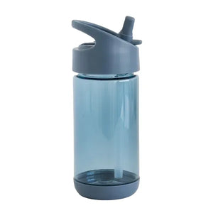 Drikkedunk 0,35 l med drikketud og sugerør, blå – Tritan, BPA-fri – 3 Sprouts