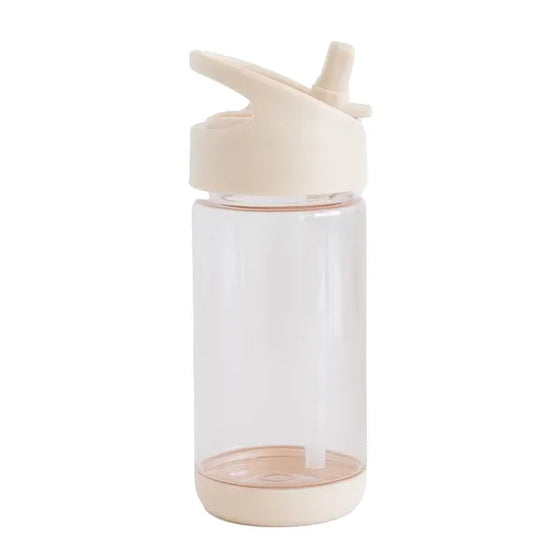 Drikkedunk 0,35 l sand med sugerør, BPA-fri Tritan – 3 Sprouts