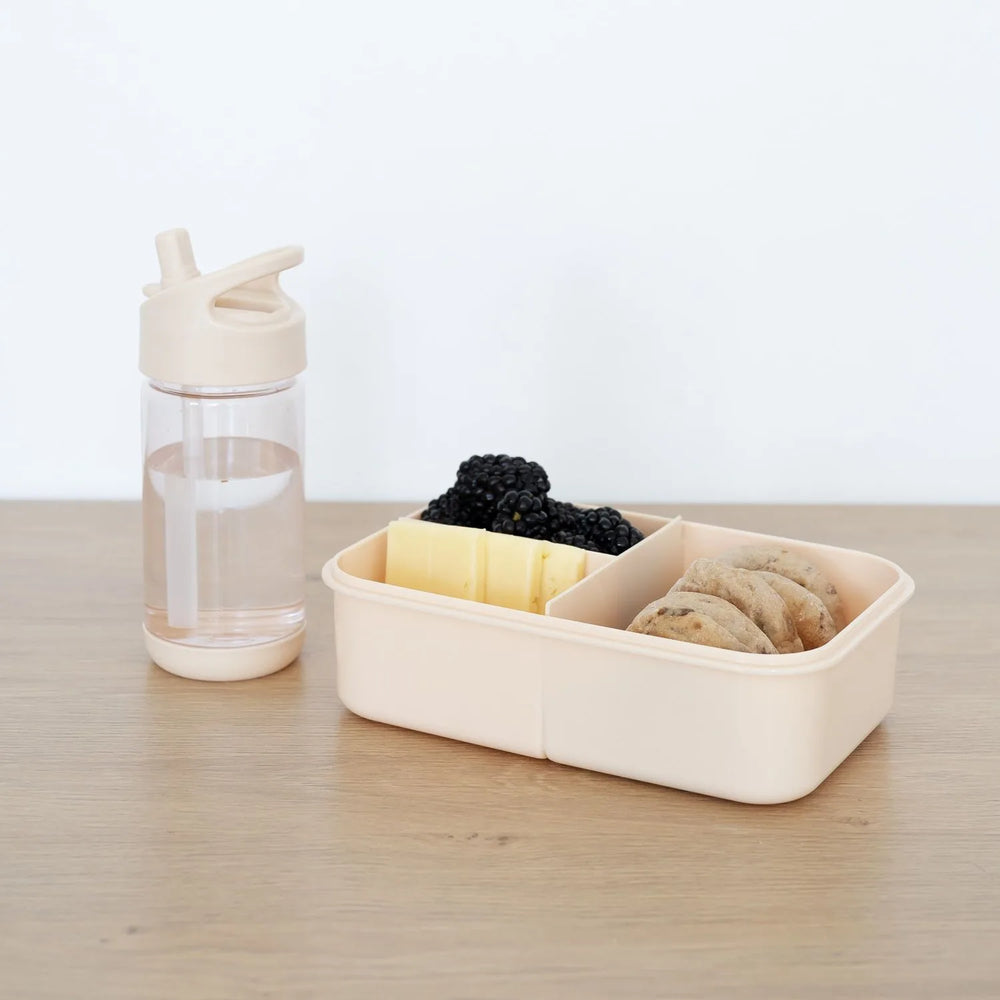 Drikkedunk 0,35 l sand med sugerør, BPA-fri Tritan – 3 Sprouts