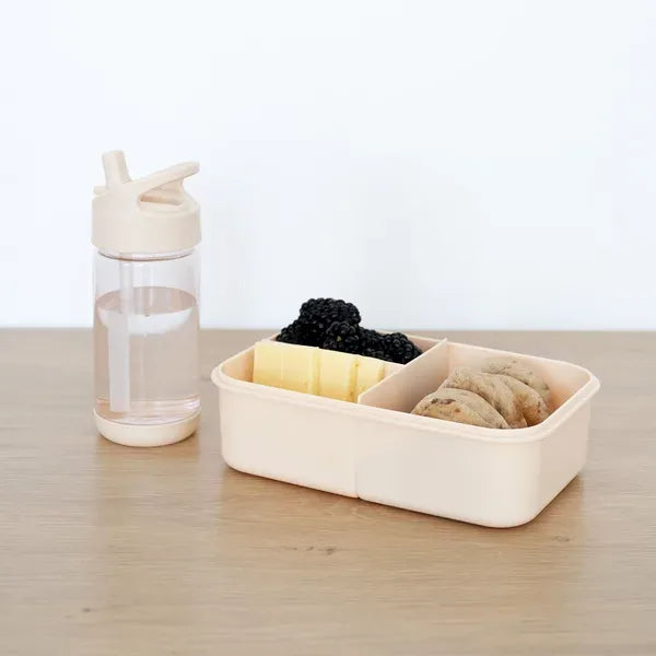 Drikkedunk 0,35 l sand med sugerør, BPA-fri Tritan – 3 Sprouts