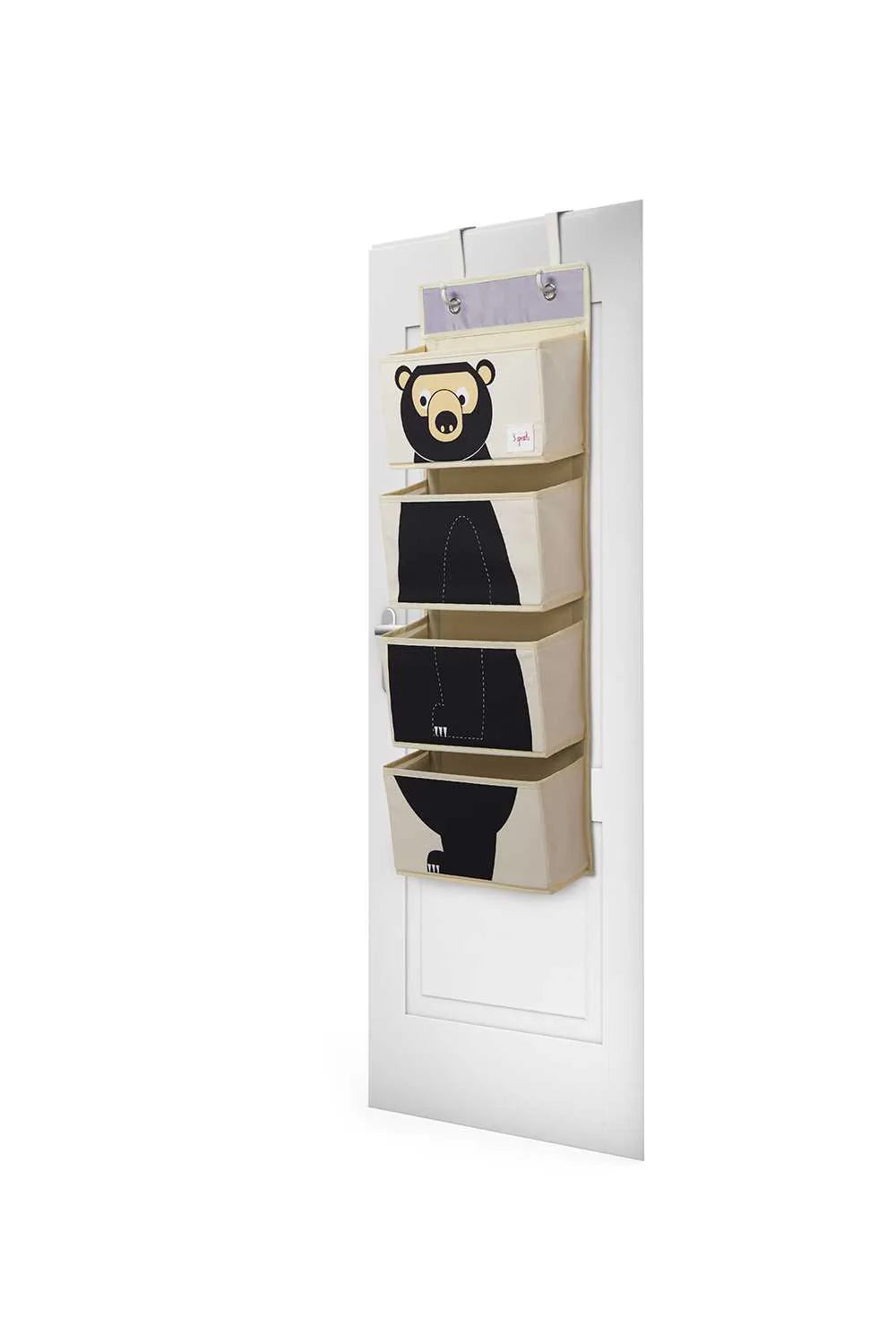 3 Sprouts Vægophæng med lommer (Wall Organizer), Bjørn