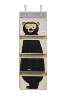Vægophæng Med Lommer (Wall Organizer) – Bjørn – 3 Sprouts