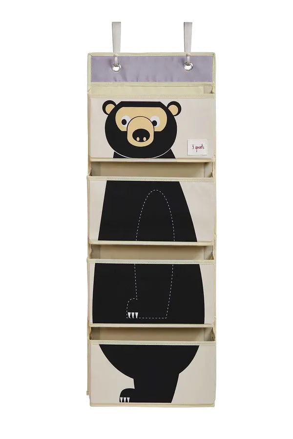 Vægophæng Med Lommer (Wall Organizer) – Bjørn – 3 Sprouts
