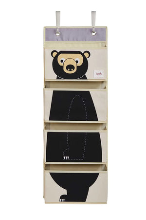 Vægophæng Med Lommer (Wall Organizer) – Bjørn – 3 Sprouts