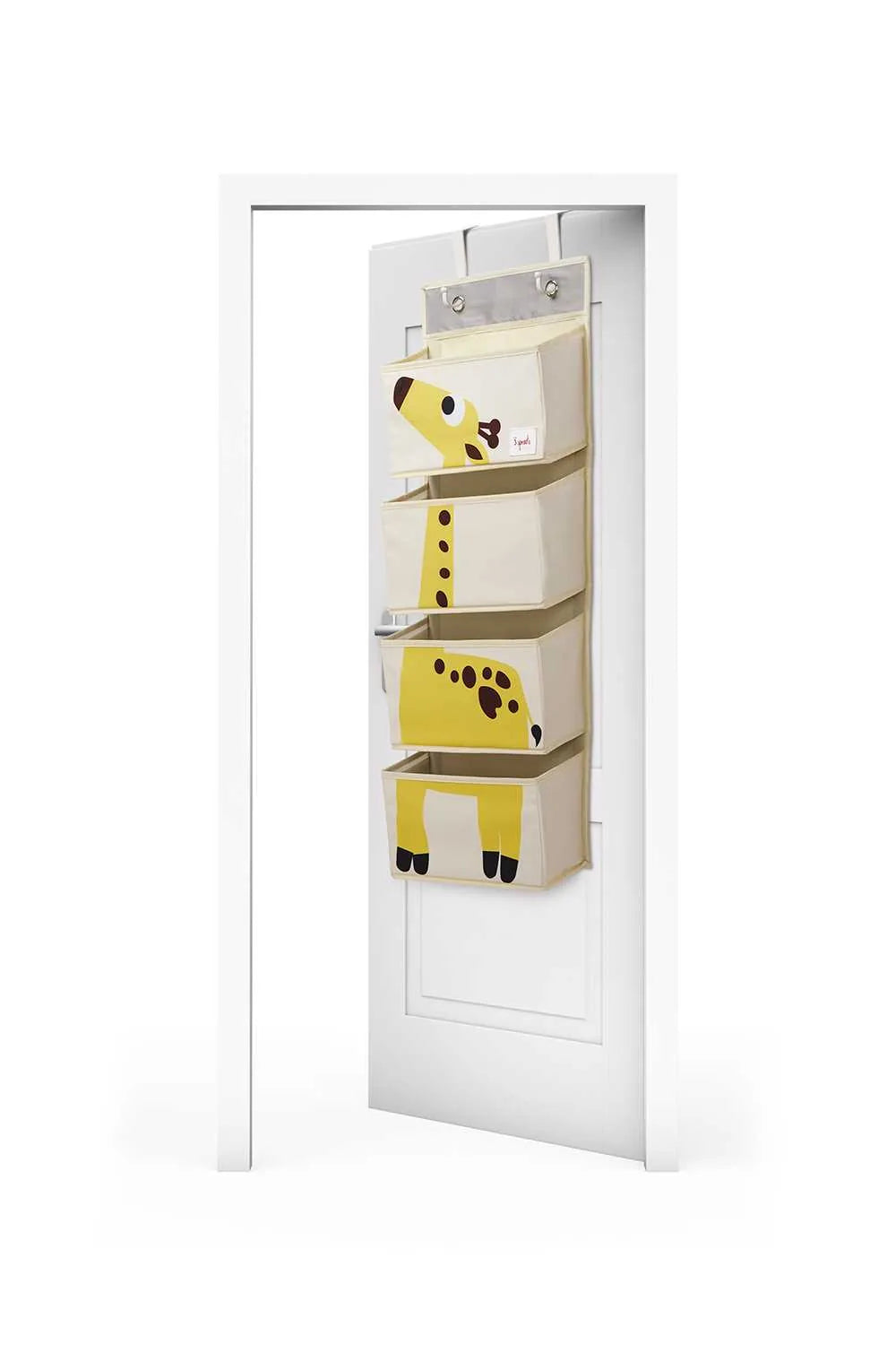 3 Sprouts Vægophæng med lommer (Wall Organizer), Giraf