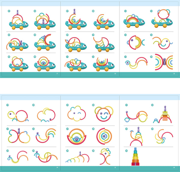 Trækdyr – Regnbue kamæleon med multi funktion – Kinder and Kids