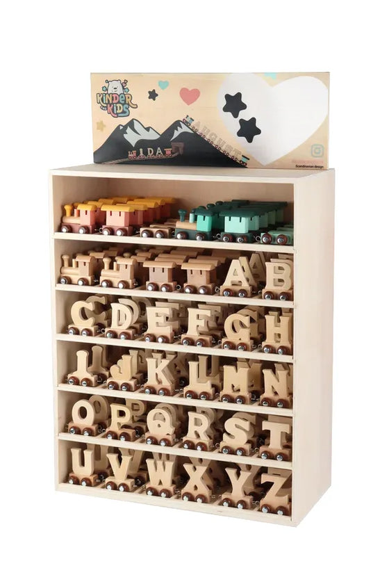Display Navnetog (180 Stk.) Træ – Natur – Kinder and Kids