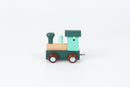 Navnetog Lokomotiv Træ – Arktisk blå – Kinder and Kids