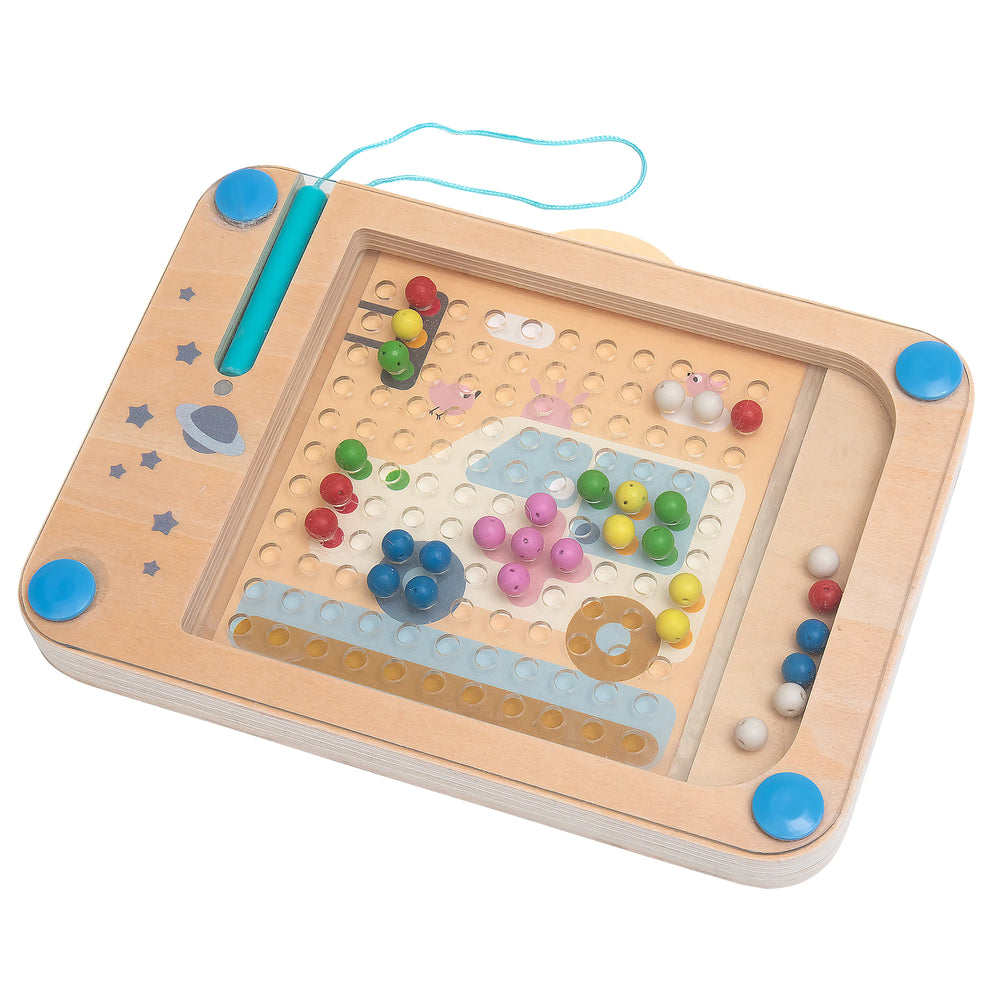 Skab Billeder Med Magnet Pen Og Kugler – Kinder and Kids