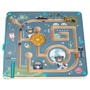 Labyrint Med Magnet Pen Og Kugler – Rummet – Kinder and Kids