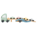 Biltransporter Med Biler (4 Stk.) Træ – Kinder and Kids