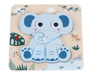 Puslespil – Elefant – Kinder and Kids