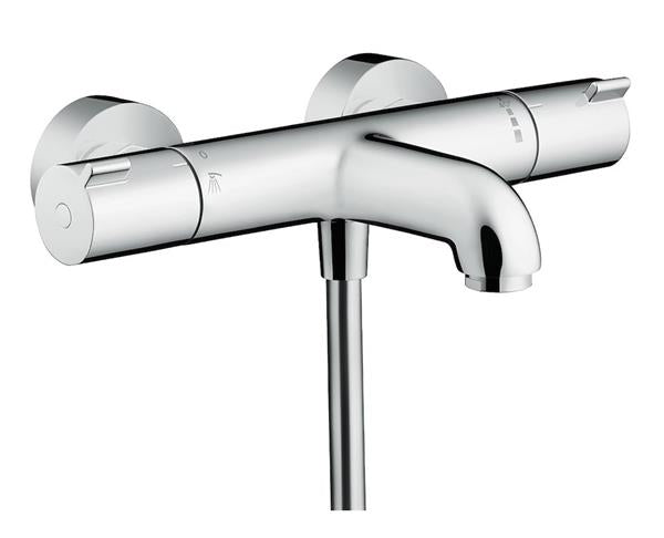 Kar- og brusetermostat 2-udtag 150±12 mm, termostatkartusche, sikkerhedsspærre 40°C - hansgrohe