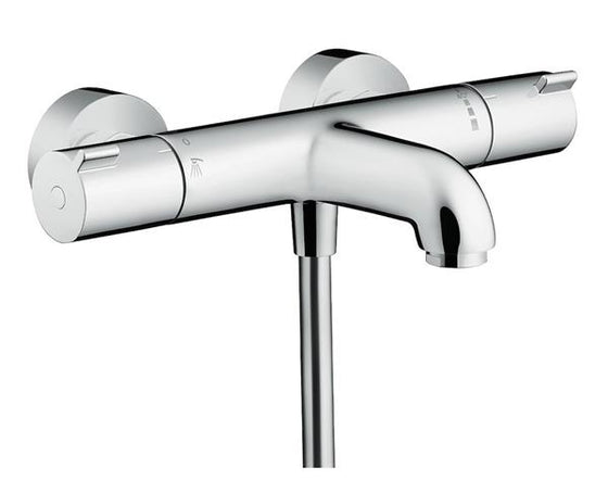 Kar- og brusetermostat 2-udtag 150±12 mm, termostatkartusche, sikkerhedsspærre 40°C - hansgrohe
