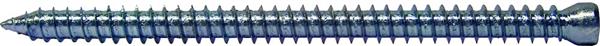 Befæstelsesskrue 7,5mm TX30 42mm cylindrisk elgalvaniseret betonskrue 100 stk - Expandet