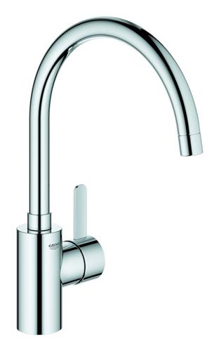 Køkkenarmatur étgrebs høj C-tud krom 224 mm med SilkMove Grohe