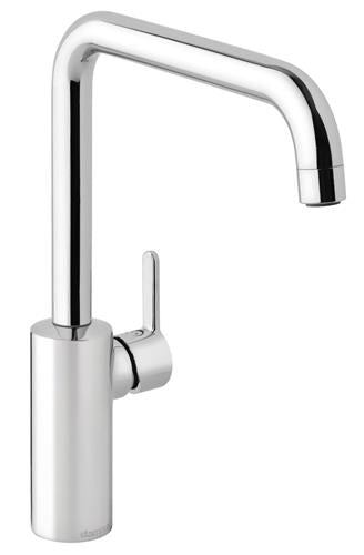 Køkkenarmatur 1-grebs, Eco-Save Kold Start U-tud 223mm, forkromet - Damixa