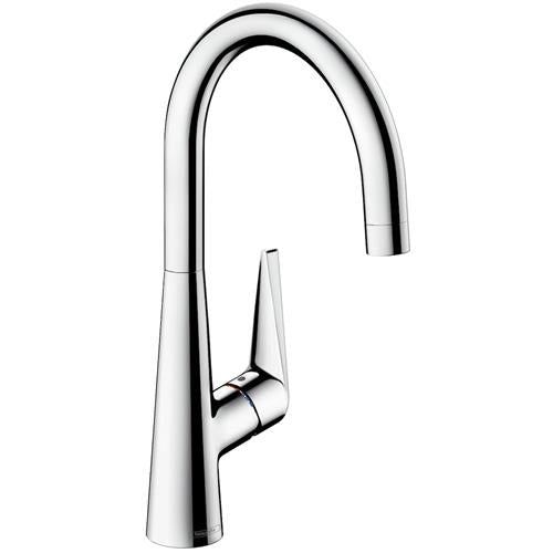 Køkkenarmatur Talis M51 C-tud 260 mm, 1-grebs, AirPower/QuickClean, forkromet - hansgrohe