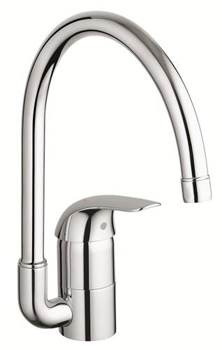 Justerbart køkkenarmatur med svingtud, Grohe StarLight & SilkMove 46 mm - Grohe