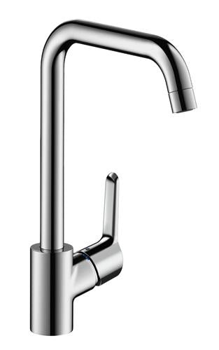 Køkkenvandhane med svingbar tud 260 mm, greb højre/venstre, keramisk kartouche, vandbesparende - hansgrohe