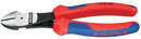 Knipex 7402 kraft sidebidetang sort finish, 140mm