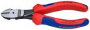 Knipex 7412 kraft sidebidetang poleret med returfjeder, 160mm