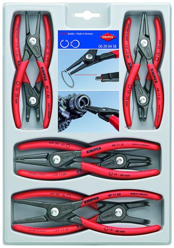 Knipex 0020 04 præcisionslåseringstang sæt 8 dele