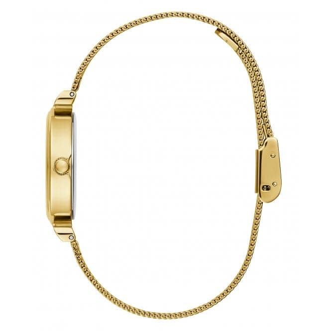 Guess Watches dameur Array rustfrit stål meshlænke guldfarvet Gw0471l2