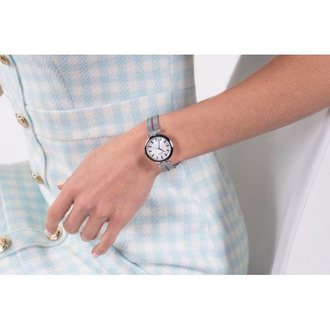 Guess Watches dameur Array rustfrit stål meshlænke sølv Gw0471l1