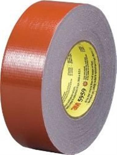 Lærredstape 48 mm x 41 m rustrød UV-resistent, kraftig gummiklæb 5959 - 3M
