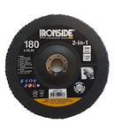 Ironside 2-in-1 lamelrondel konisk