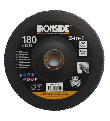 Ironside Ceramic 2-in-1 lamelrondel konveks - 10 stk